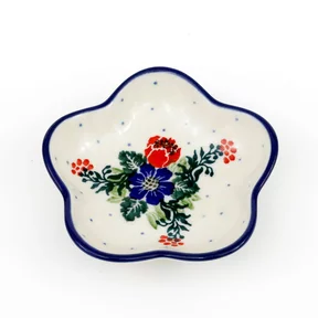 Miseczka kwiatek G80 9,5 cm <br> 1535X Czerwony wianuszek